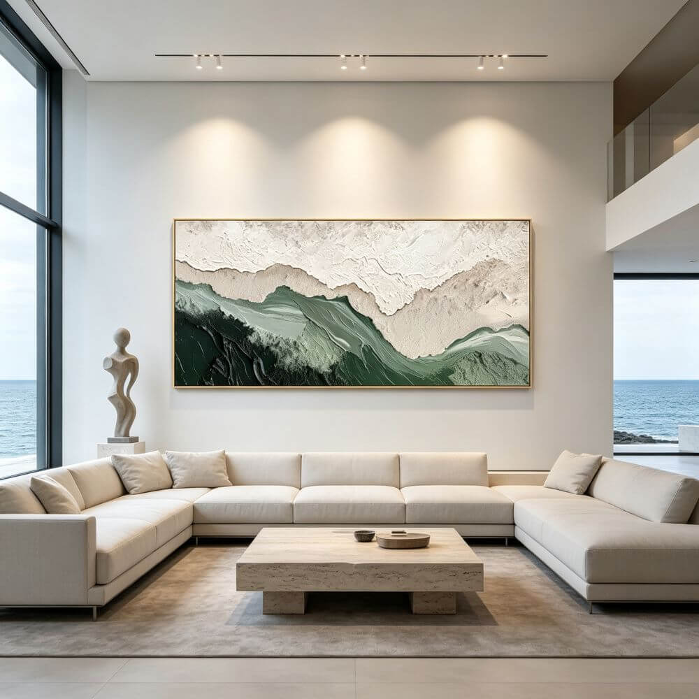 How to Decorate Your Home with Ocean Wave Art: Creating a Calm Coastal Atmosphere