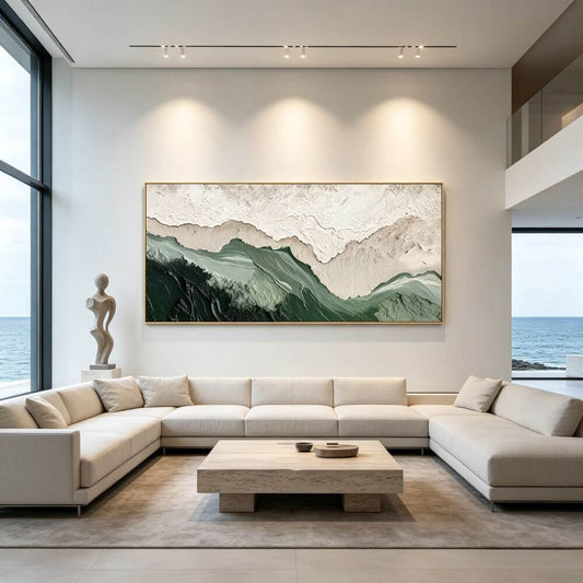 How to Decorate Your Home with Ocean Wave Art: Creating a Calm Coastal Atmosphere