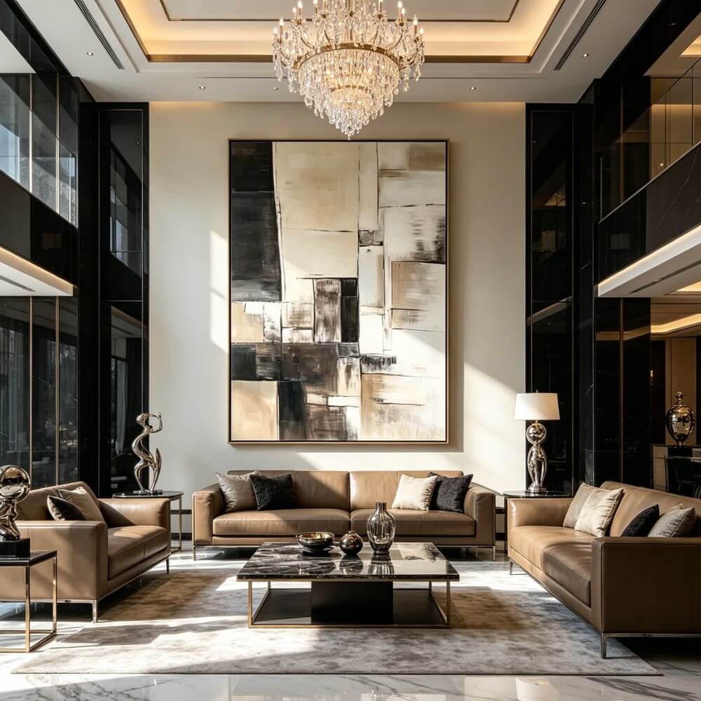 How to Choose the Perfect Large Wall Art for Your Living Room