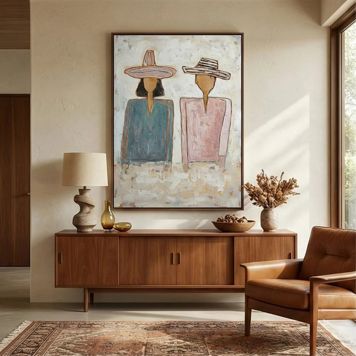 Hand-Painted Vintage Americana Wall Art #VA006