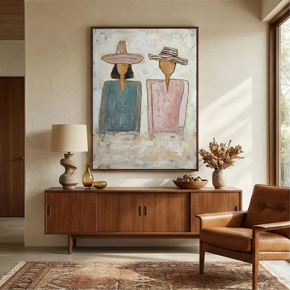 Hand-Painted Vintage Americana Wall Art #VA006