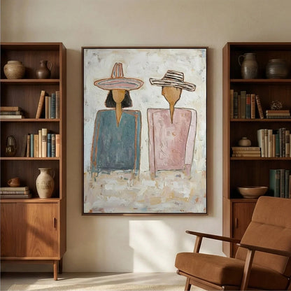 Hand-Painted Vintage Americana Wall Art #VA006