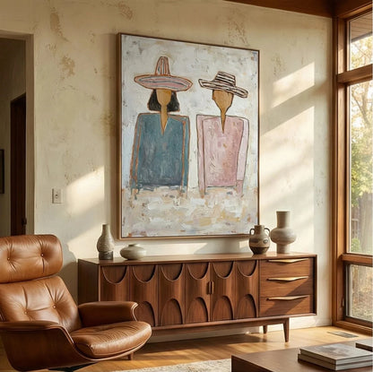 Hand-Painted Vintage Americana Wall Art #VA006