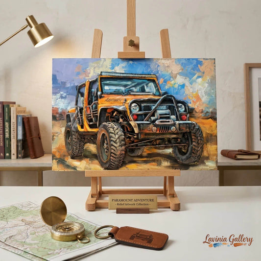 Handcrafted Paramount Adventure Off-Road 3D Metal Wall Art for Home & Office Decor