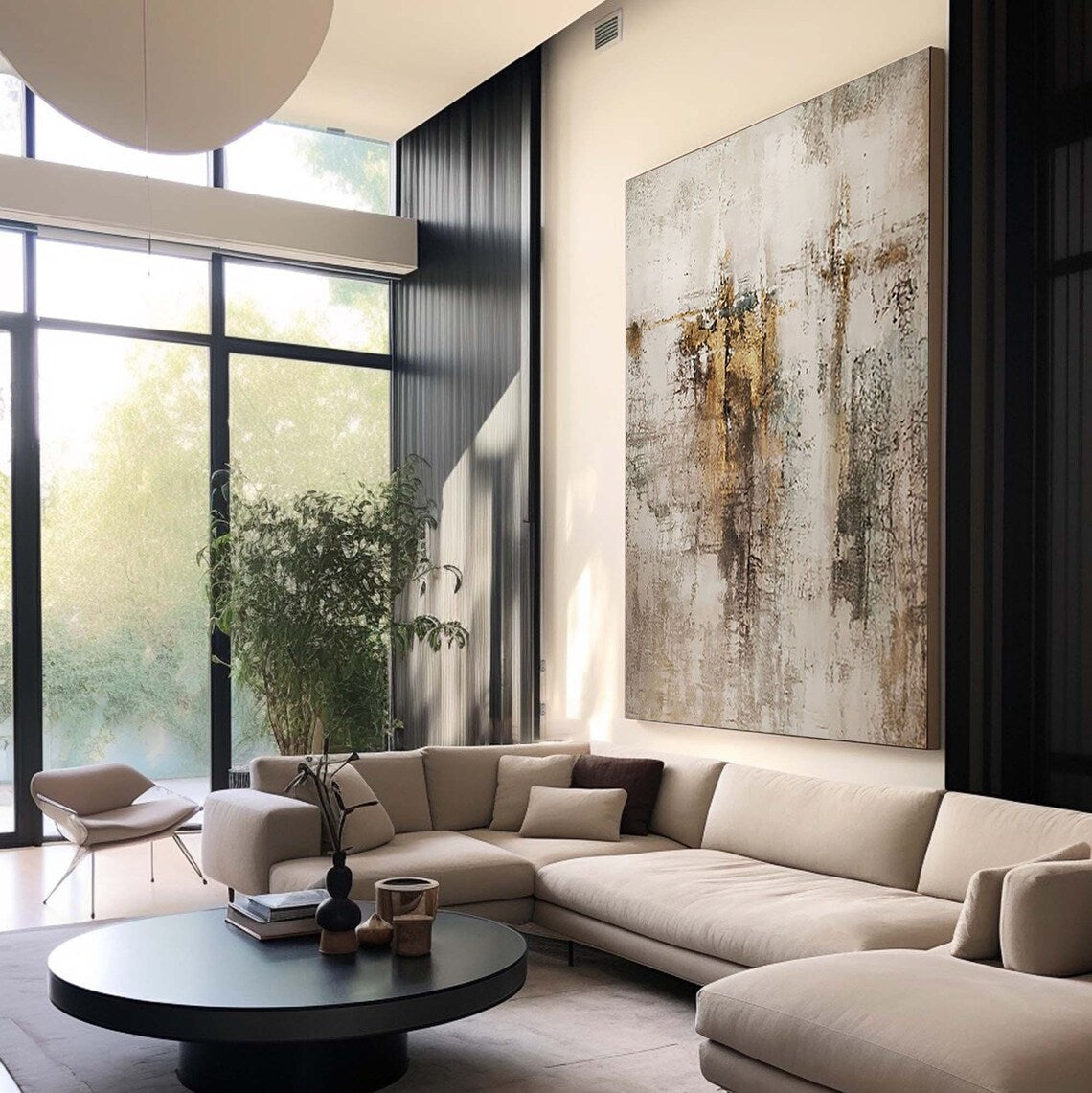 Timeless Echo – Texture Painting on Canvas