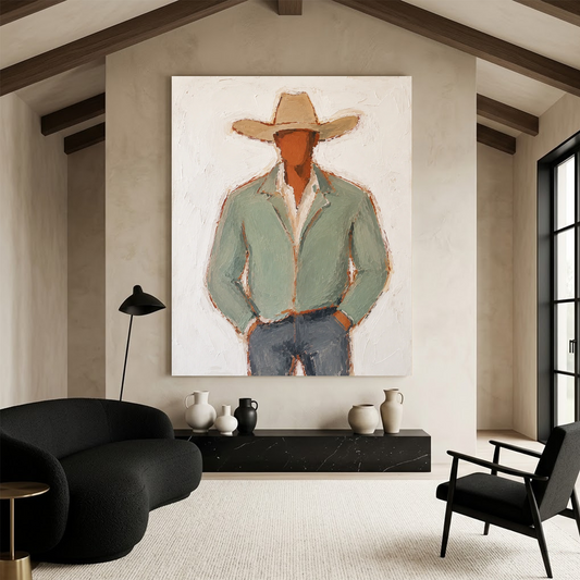 Hand-Painted Vintage Americana Wall Art #VA051