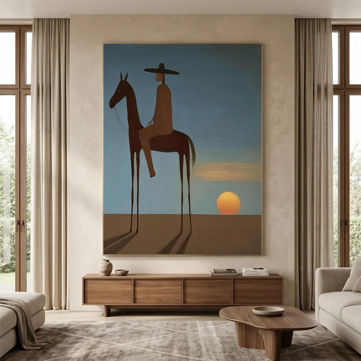 Hand-Painted Vintage Americana Wall Art #VA107