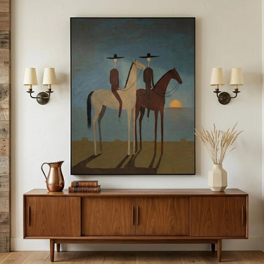 Hand-Painted Vintage Americana Wall Art #VA031