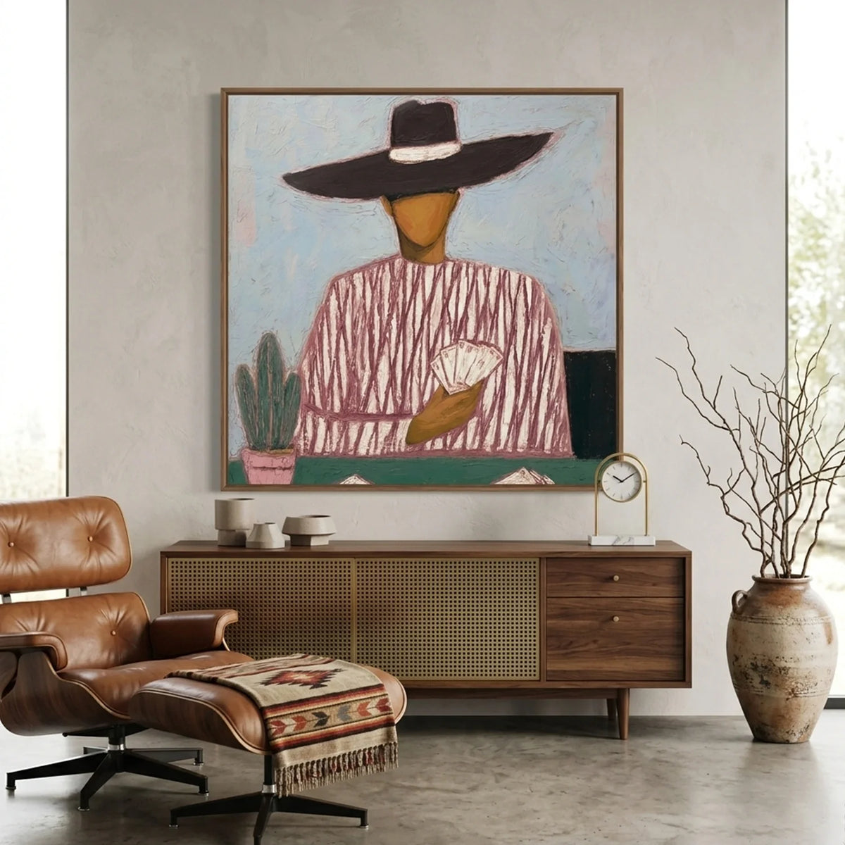 Hand-Painted Vintage Americana Wall Art #VA025
