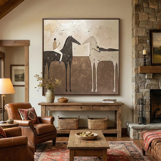 Hand-Painted Vintage Americana Wall Art #VA017