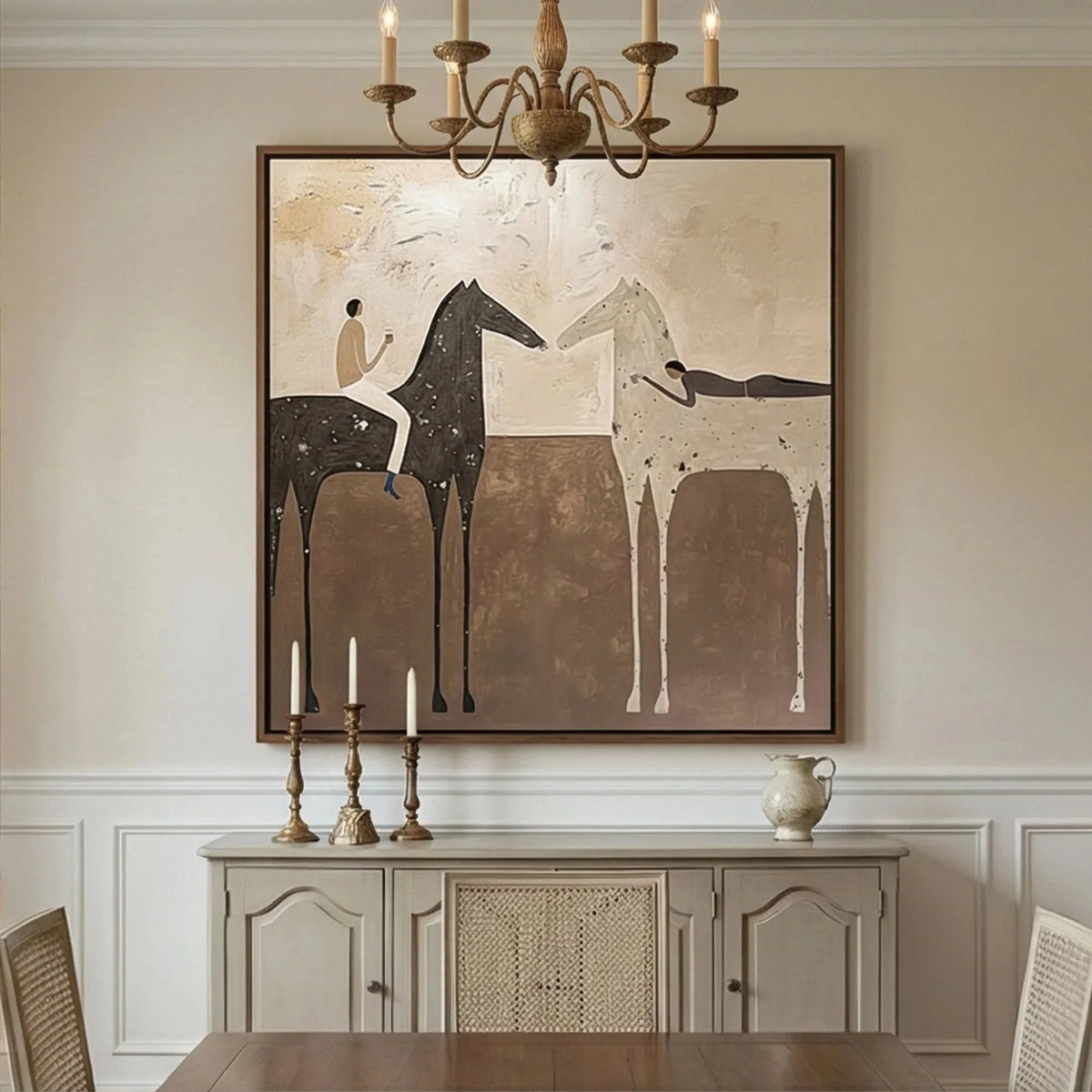 Hand-Painted Vintage Americana Wall Art #VA017