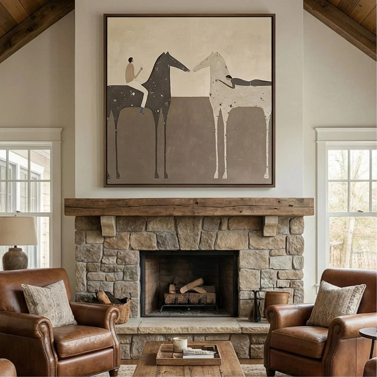 Hand-Painted Vintage Americana Wall Art #VA017