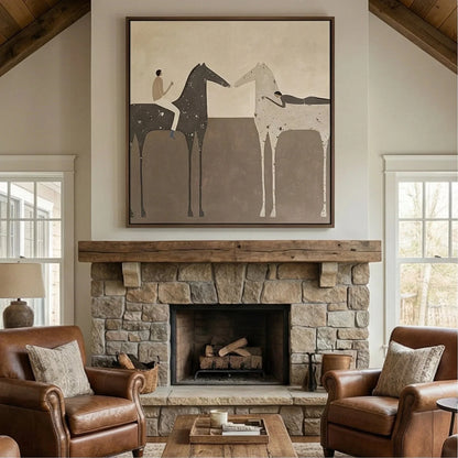 Hand-Painted Vintage Americana Wall Art #VA017