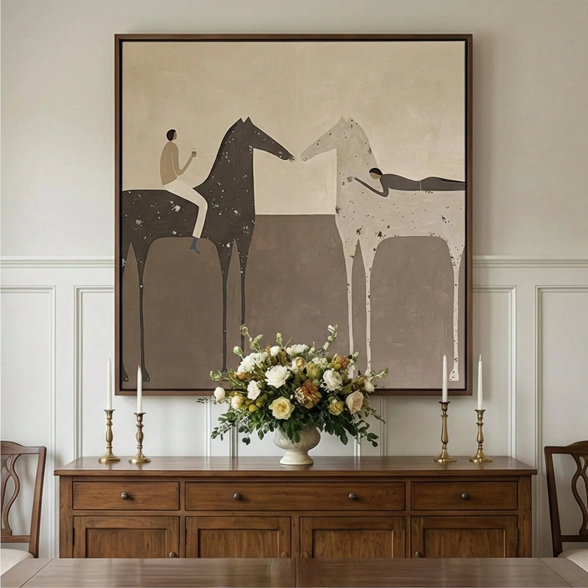 Hand-Painted Vintage Americana Wall Art #VA017
