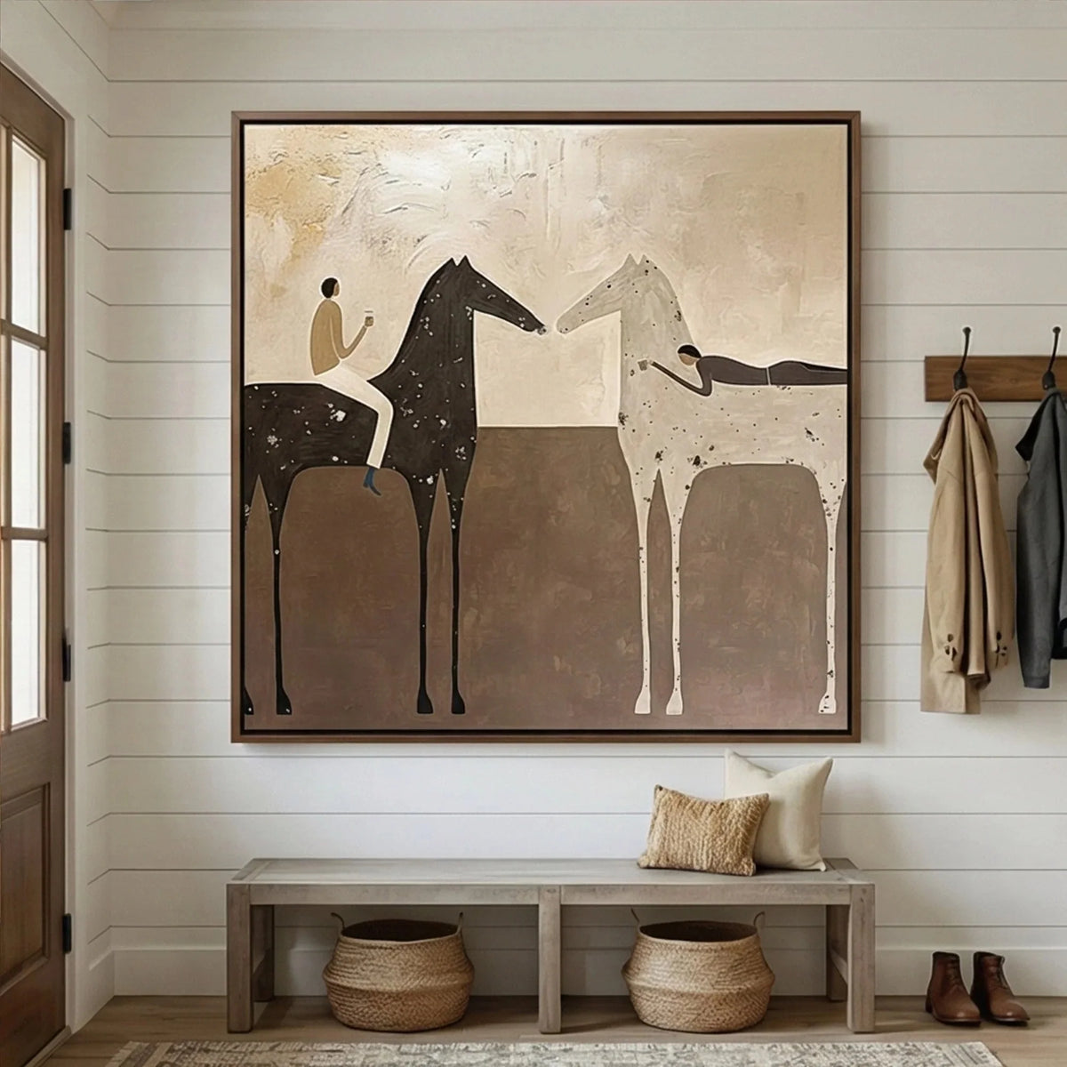 Hand-Painted Vintage Americana Wall Art #VA017