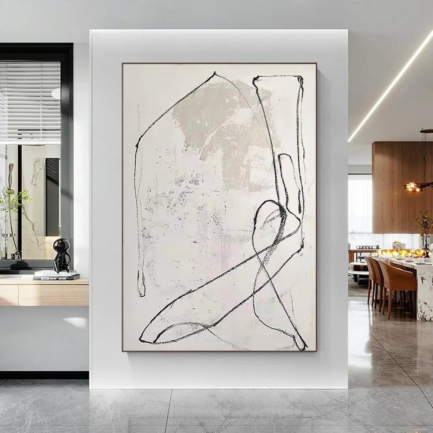 Abstract Canvas Art #WS911