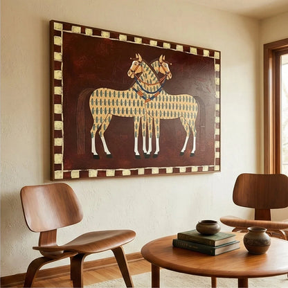 Hand-Painted Vintage Americana Wall Art #VA007