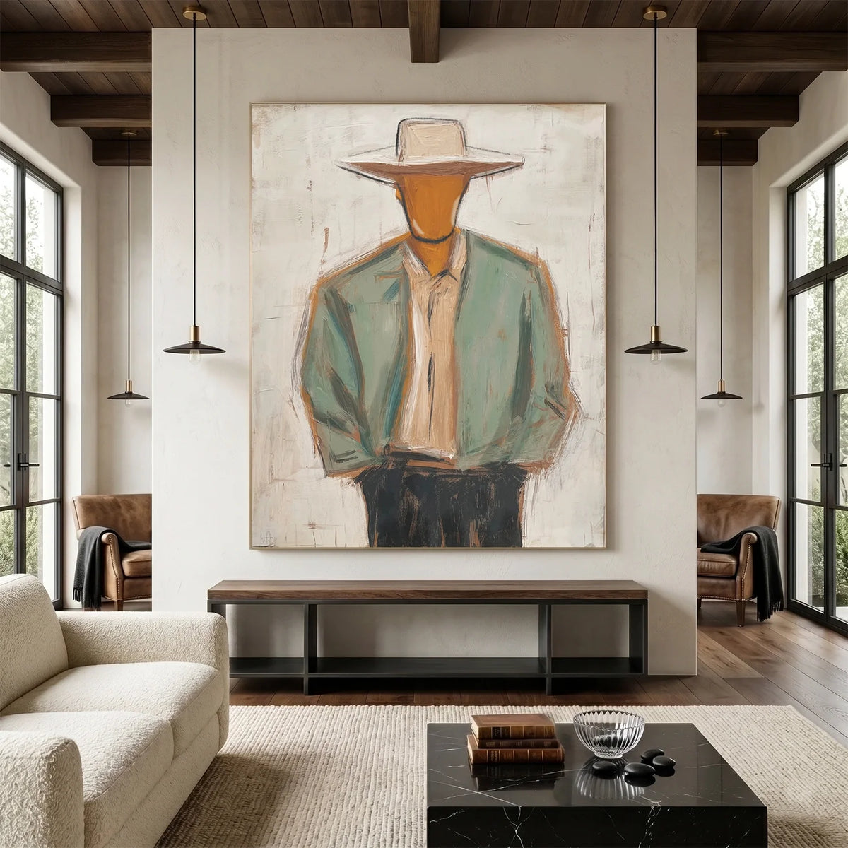 Hand-Painted Vintage Americana Wall Art #VA018