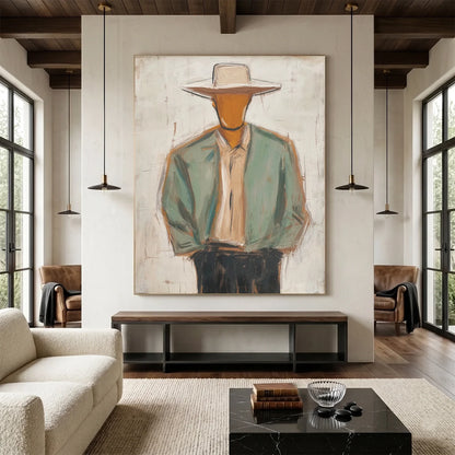 Hand-Painted Vintage Americana Wall Art #VA018