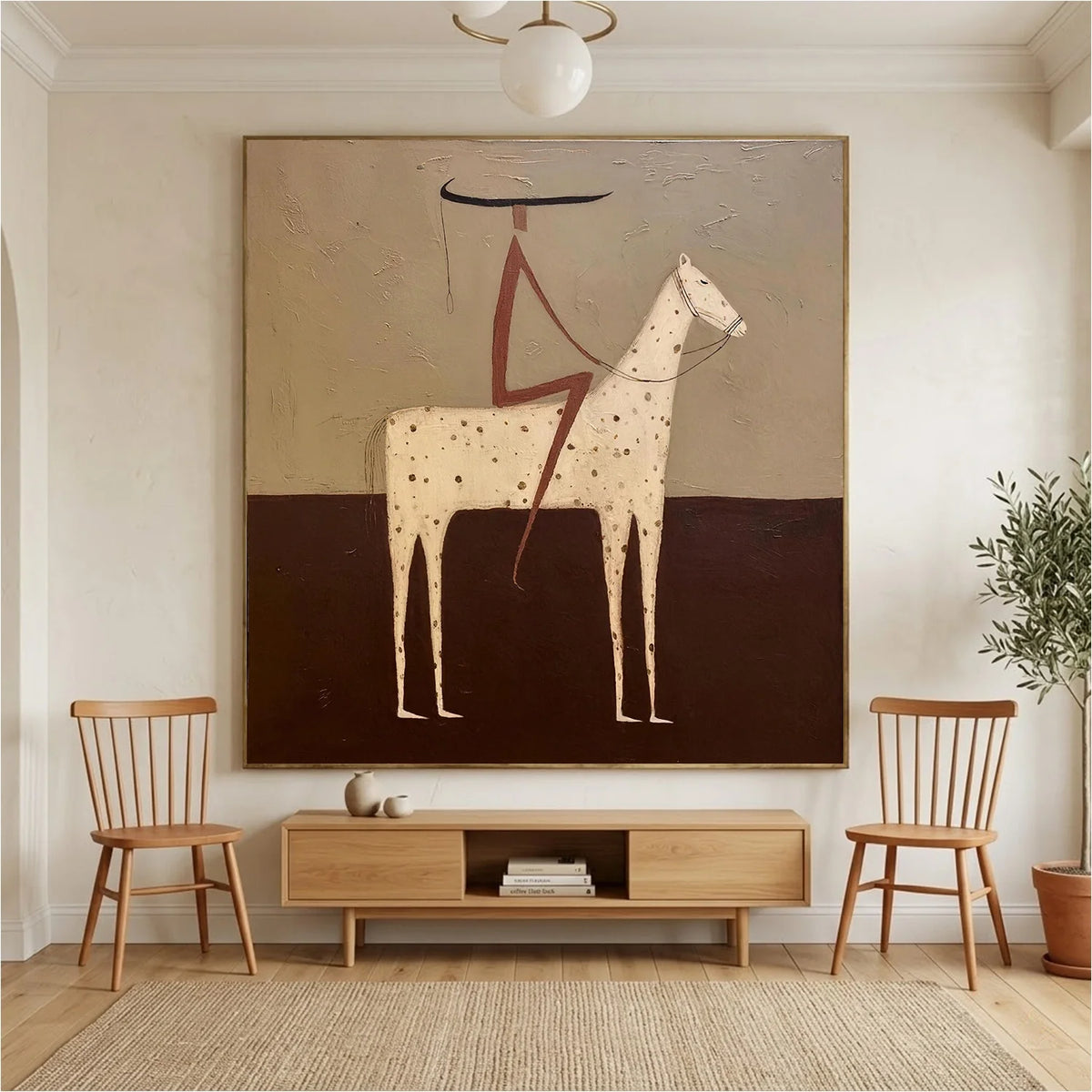 Hand-Painted Vintage Americana Wall Art #VA117