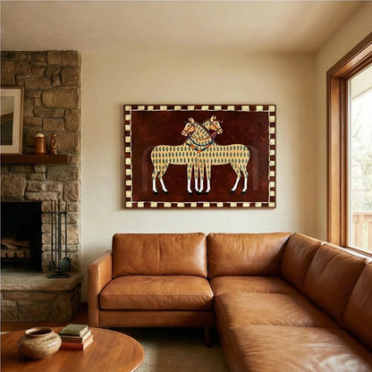 Hand-Painted Vintage Americana Wall Art #VA007