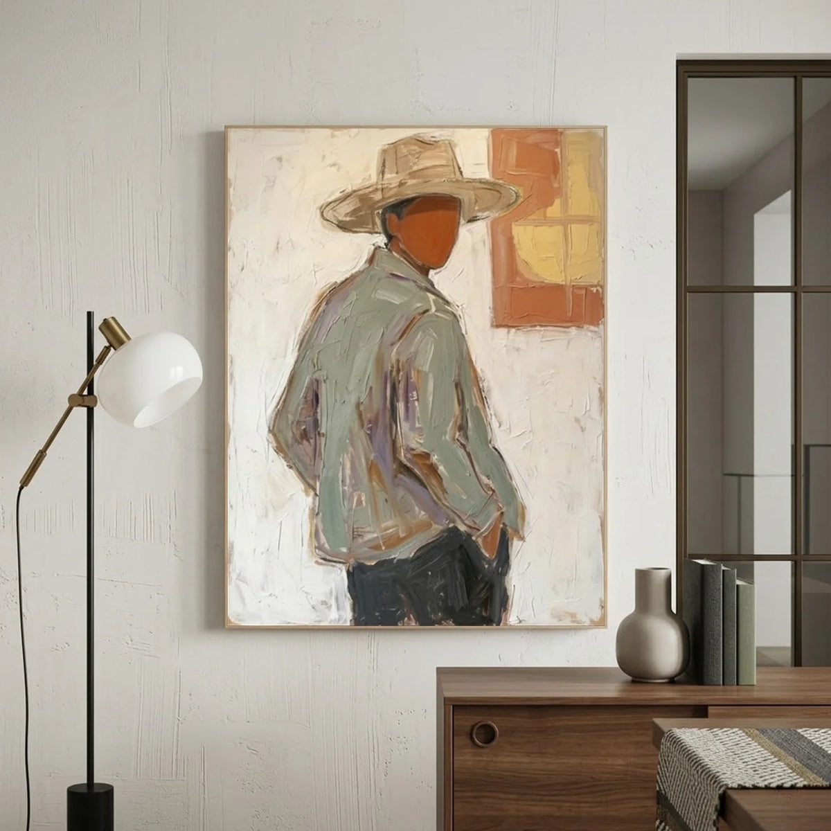 Hand-Painted Vintage Americana Wall Art #VA042