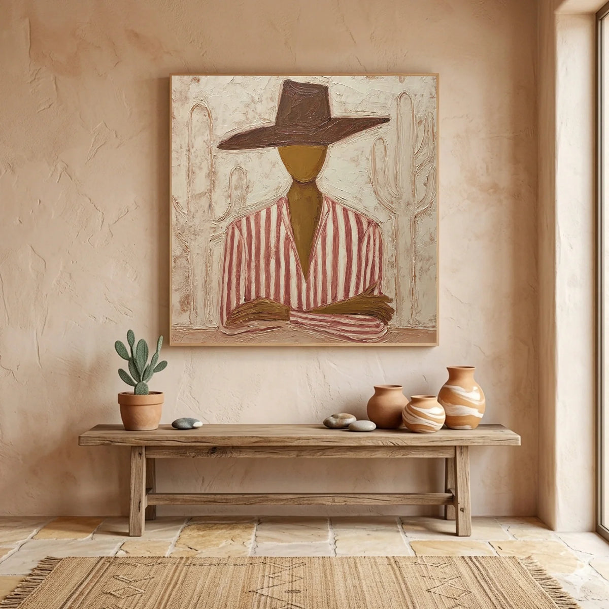 Hand-Painted Vintage Americana Wall Art #VA024