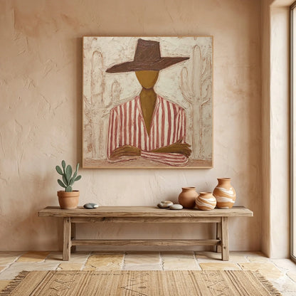 Hand-Painted Vintage Americana Wall Art #VA024