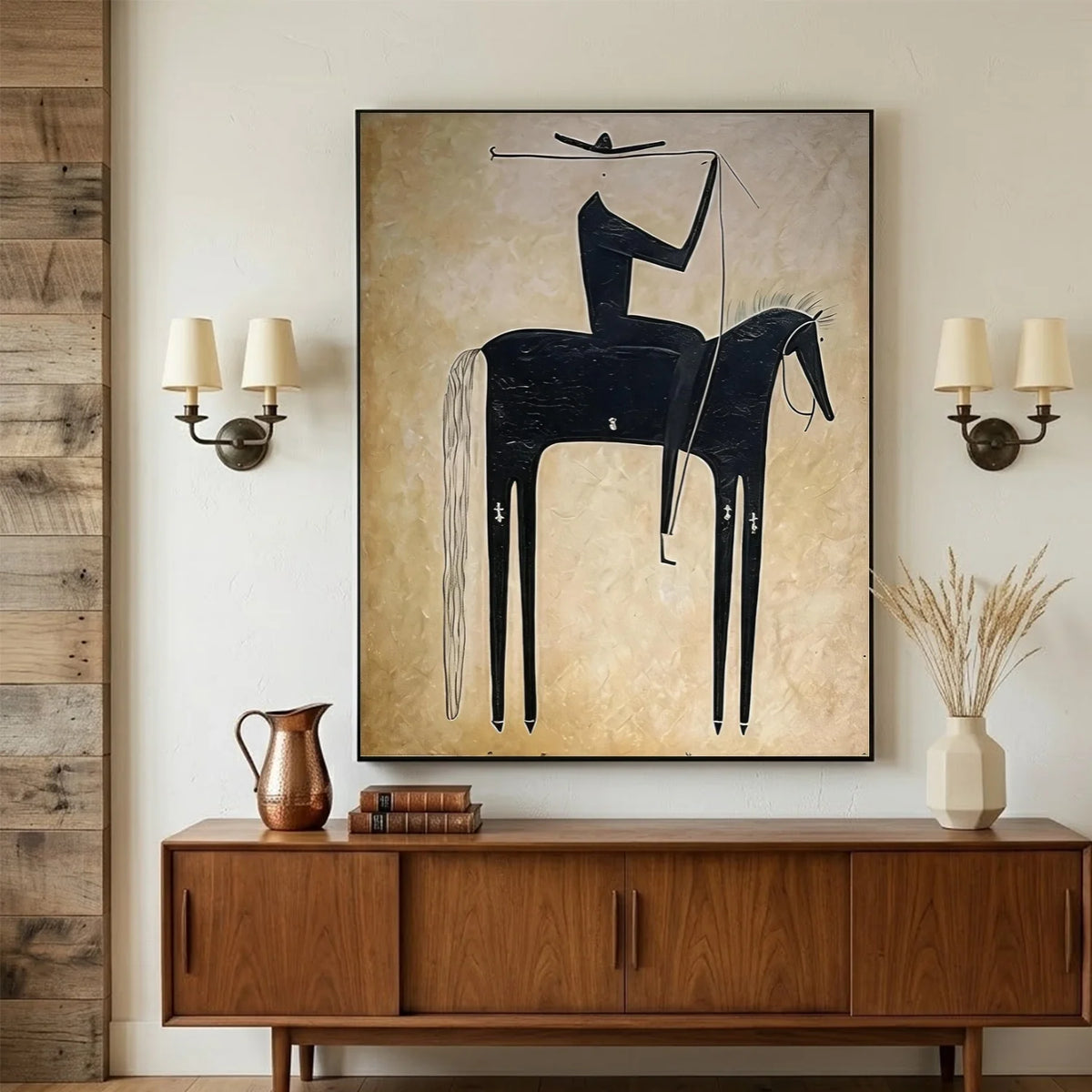 Hand-Painted Vintage Americana Wall Art #VA038
