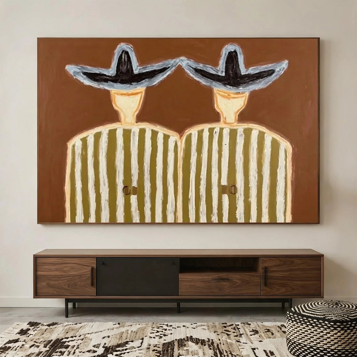 Hand-Painted Vintage Americana Wall Art #VA111