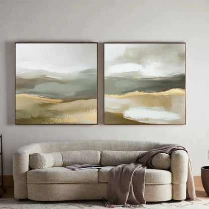 Abstract Canvas Art Set of 2 #WS885