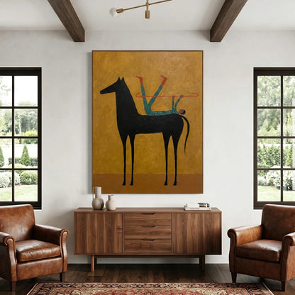 Hand-Painted Vintage Americana Wall Art #VA083