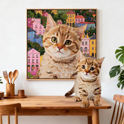 Custom 100% Hand-Painted Pet Portraits