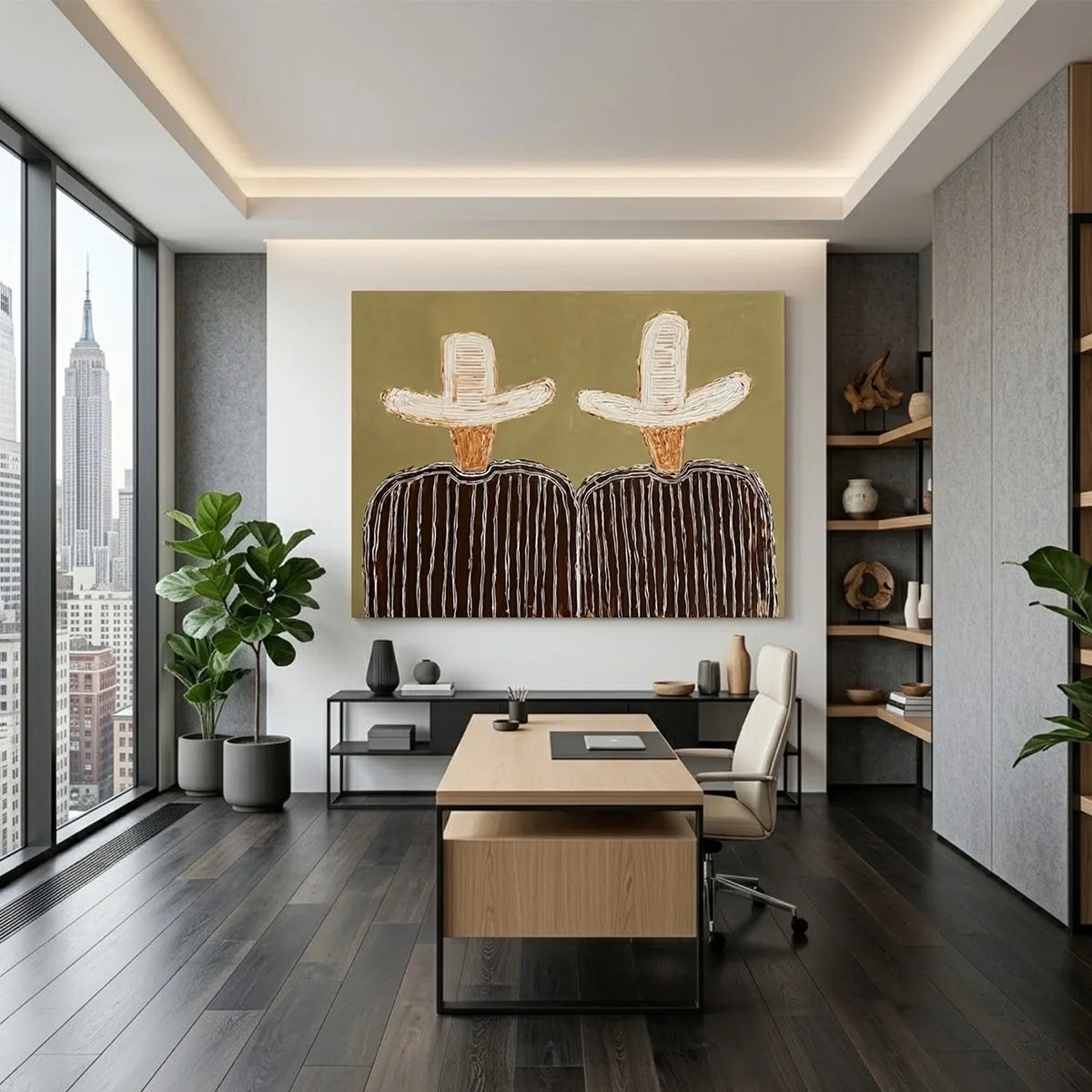 Hand-Painted Vintage Americana Wall Art #VA110