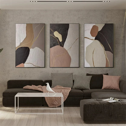 Abstract Canvas Art Set of 3 #WS803