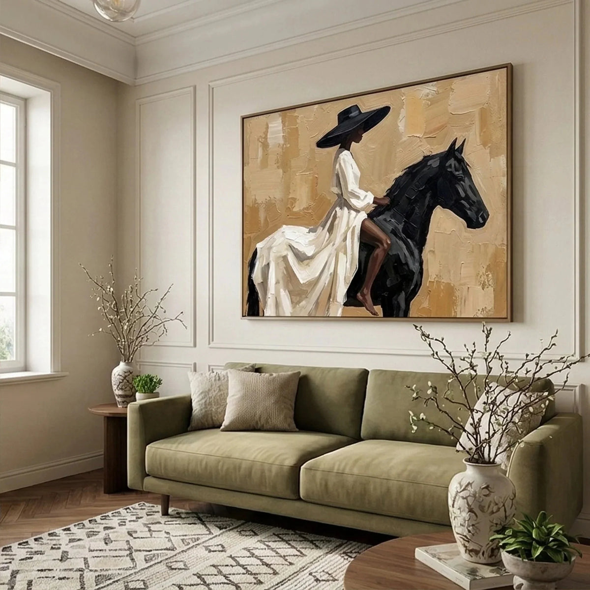 Hand-Painted Vintage Americana Wall Art #VA008