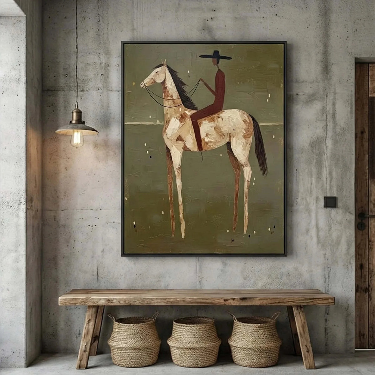 Hand-Painted Vintage Americana Wall Art #VA001