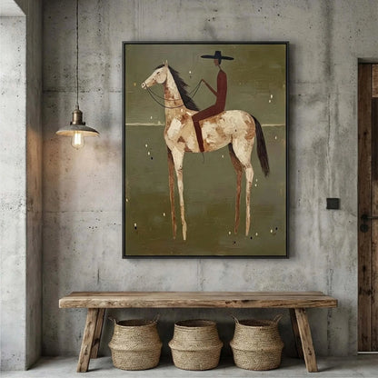 Hand-Painted Vintage Americana Wall Art #VA001