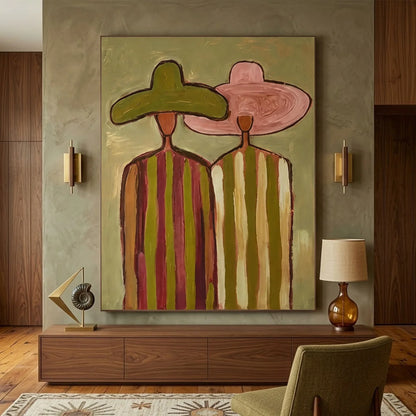 Hand-Painted Vintage Americana Wall Art #VA041