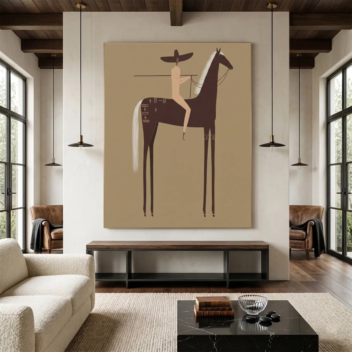 Hand-Painted Vintage Americana Wall Art #VA078