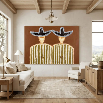 Hand-Painted Vintage Americana Wall Art #VA111