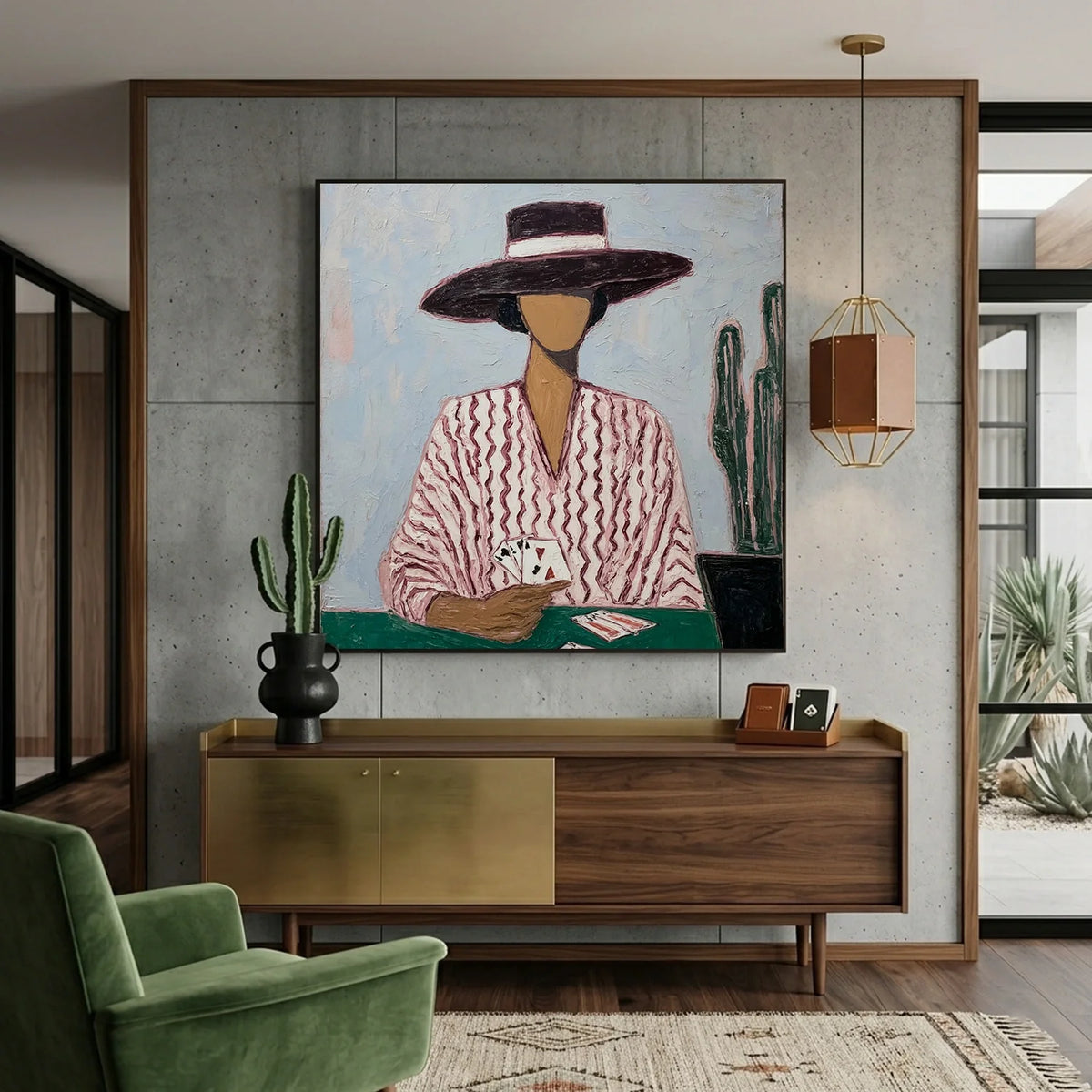 Hand-Painted Vintage Americana Wall Art #VA026