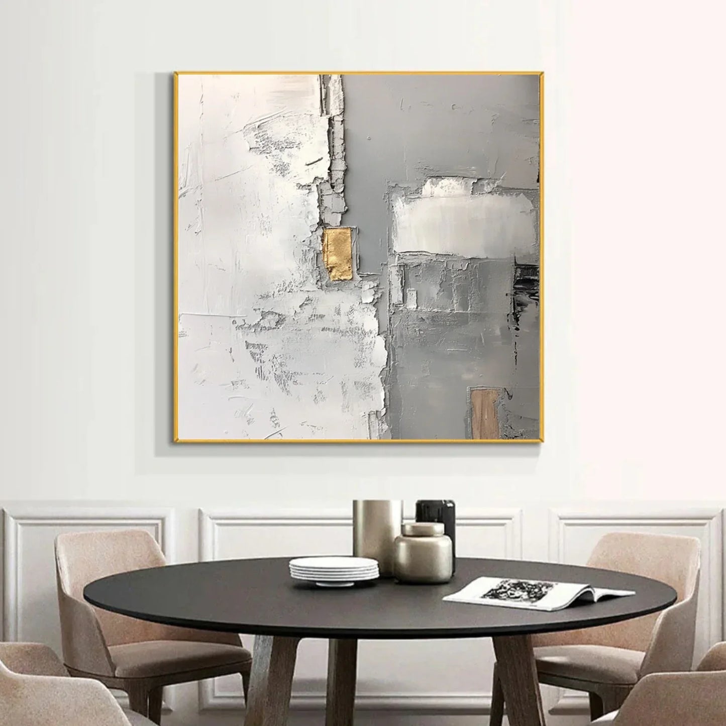 Abstract Textured Canvas Art #WS942