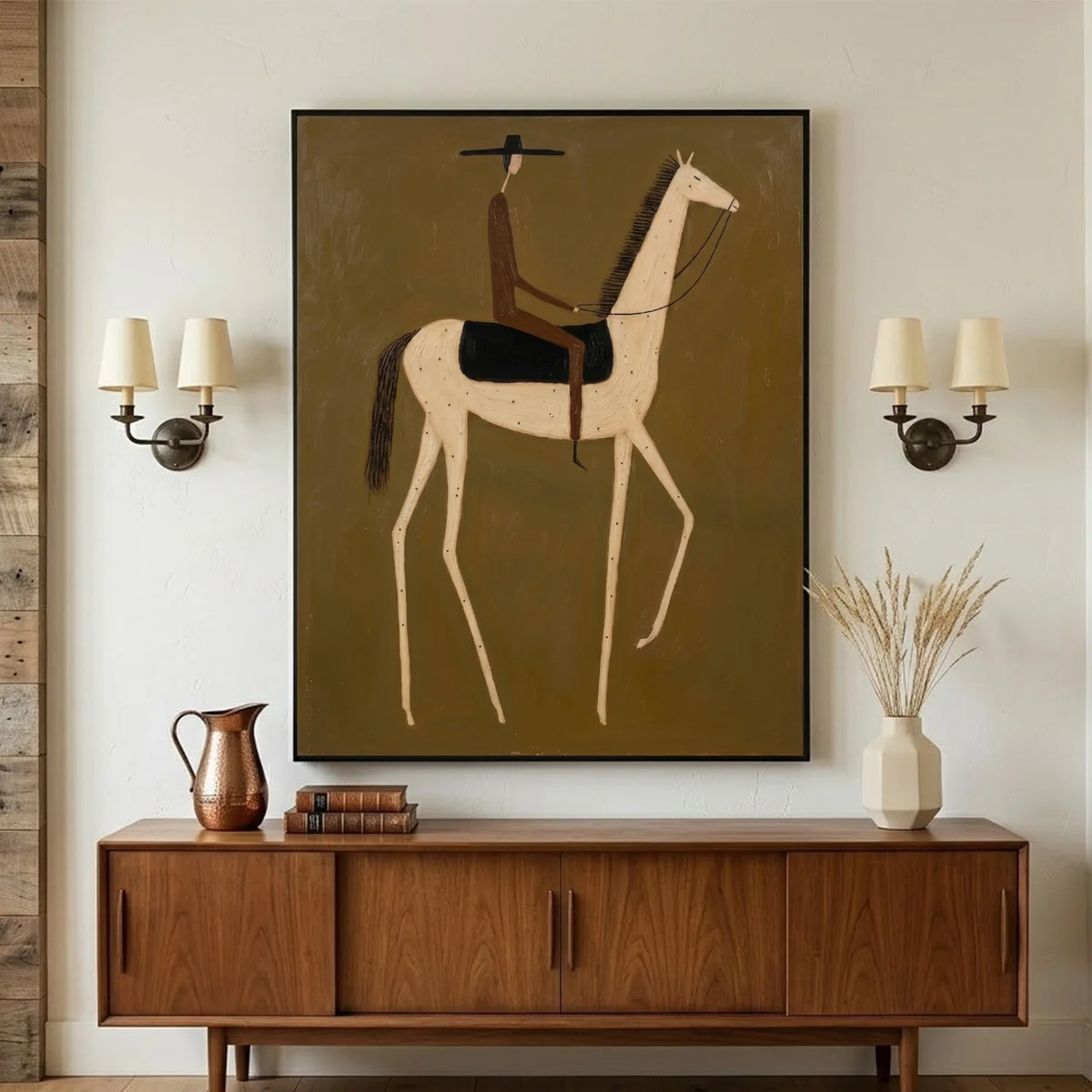 Hand-Painted Vintage Americana Wall Art #VA079