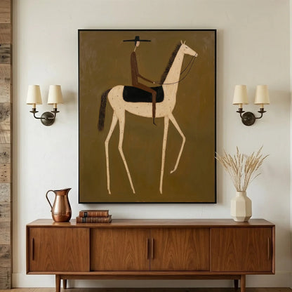 Hand-Painted Vintage Americana Wall Art #VA079