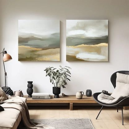 Abstract Canvas Art Set of 2 #WS885