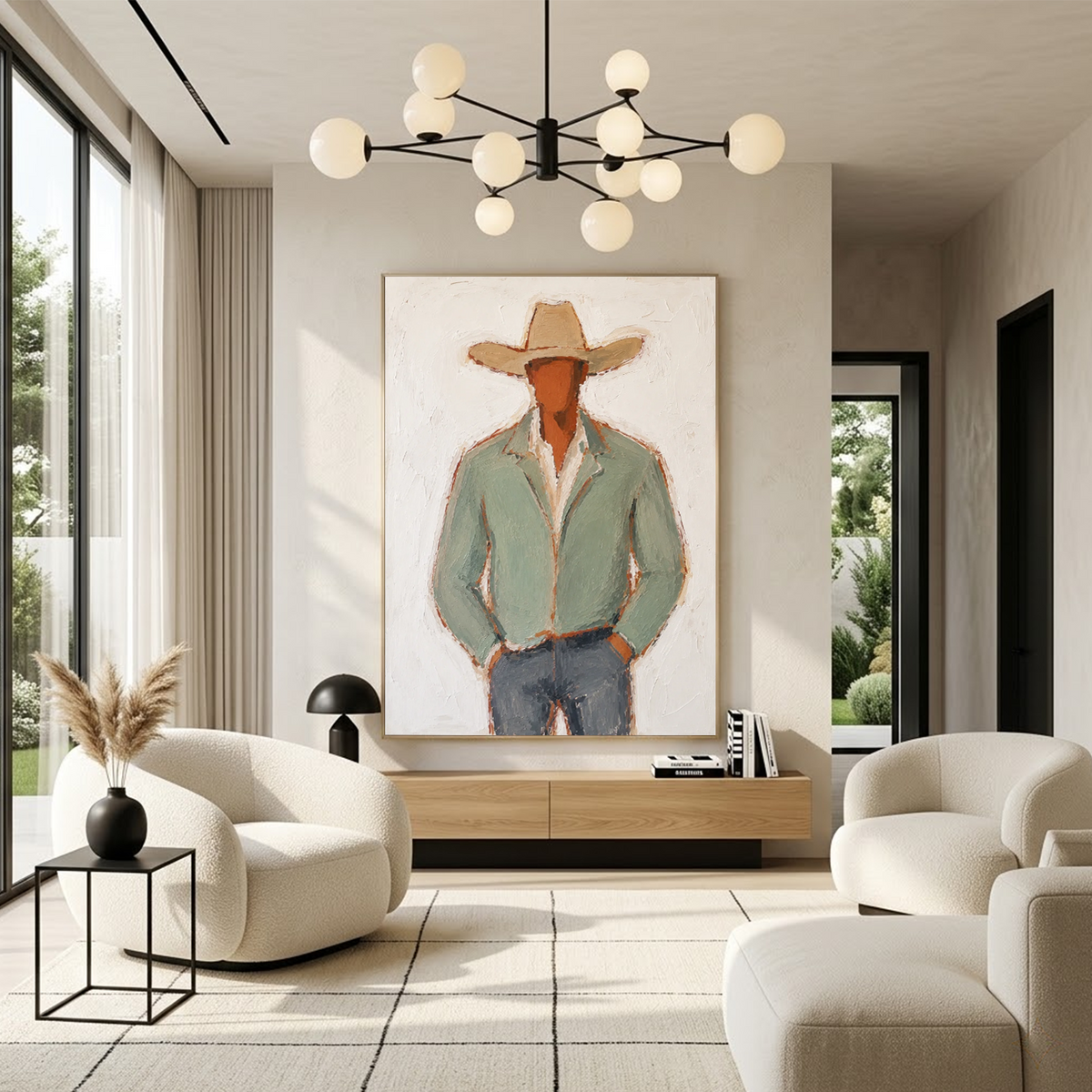 Hand-Painted Vintage Americana Wall Art #VA051