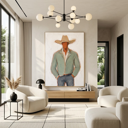 Hand-Painted Vintage Americana Wall Art #VA051