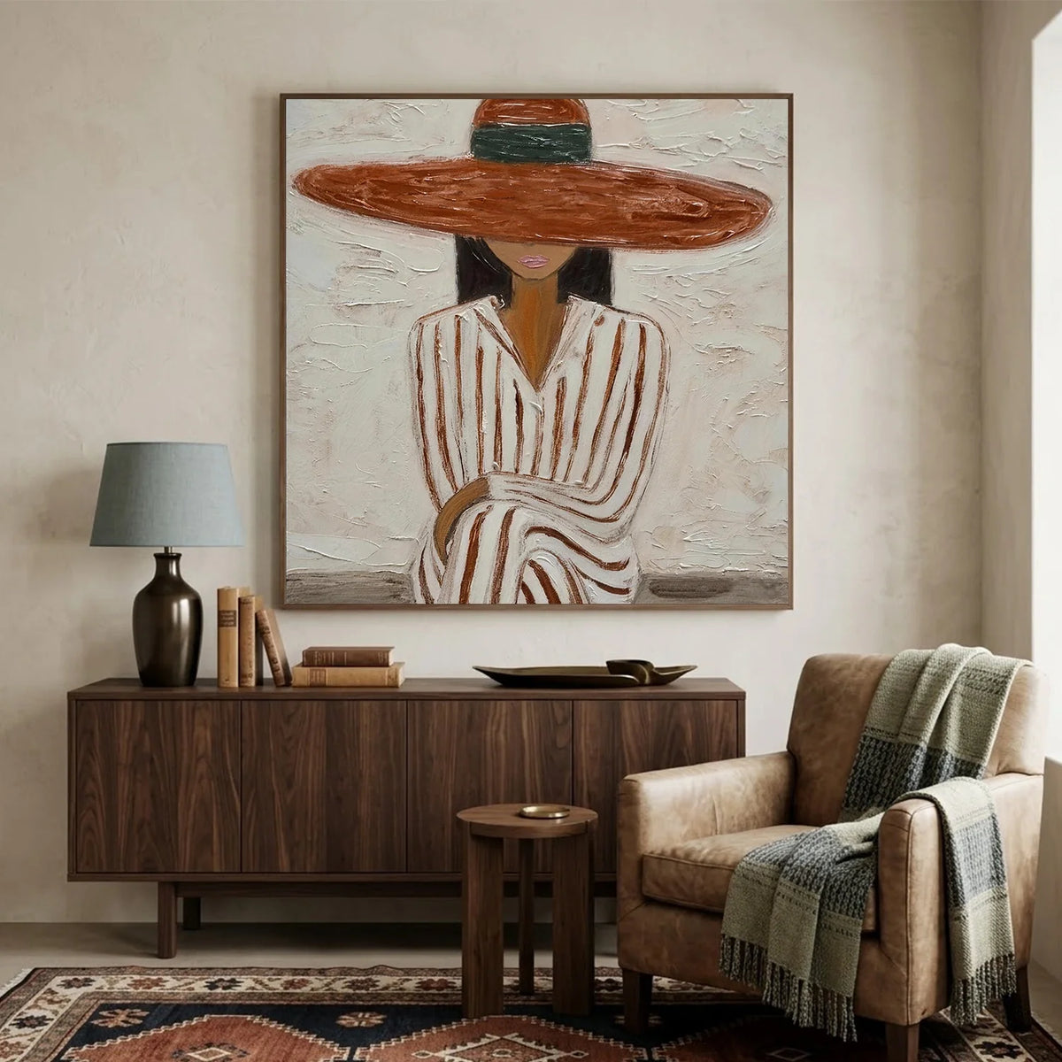 Hand-Painted Vintage Americana Wall Art #VA020