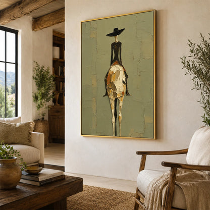 Hand-Painted Western Cowboy Wall Art #VA179